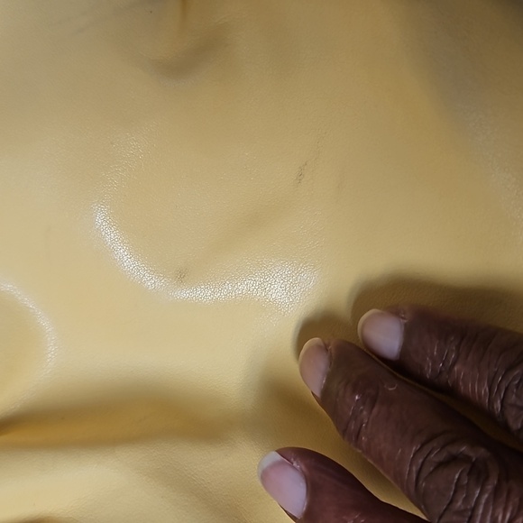 Gerolamo Soft Butter Yellow Dumpling  with Pearl Accents Bag - Picture 11 of 16